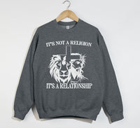Load image into Gallery viewer, It&#39;s Not A Religion, It&#39;s A Relationship - Christian Sweatshirt
