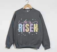 Load image into Gallery viewer, He Is Risen - Christian Sweatshirt

