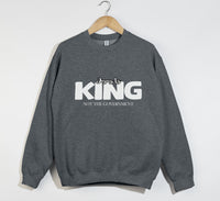 Load image into Gallery viewer, Jesus Is King Not The Government - Christian Sweatshirt
