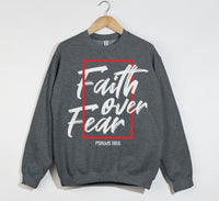 Load image into Gallery viewer, Faith Over Fear -  Christian Sweatshirt
