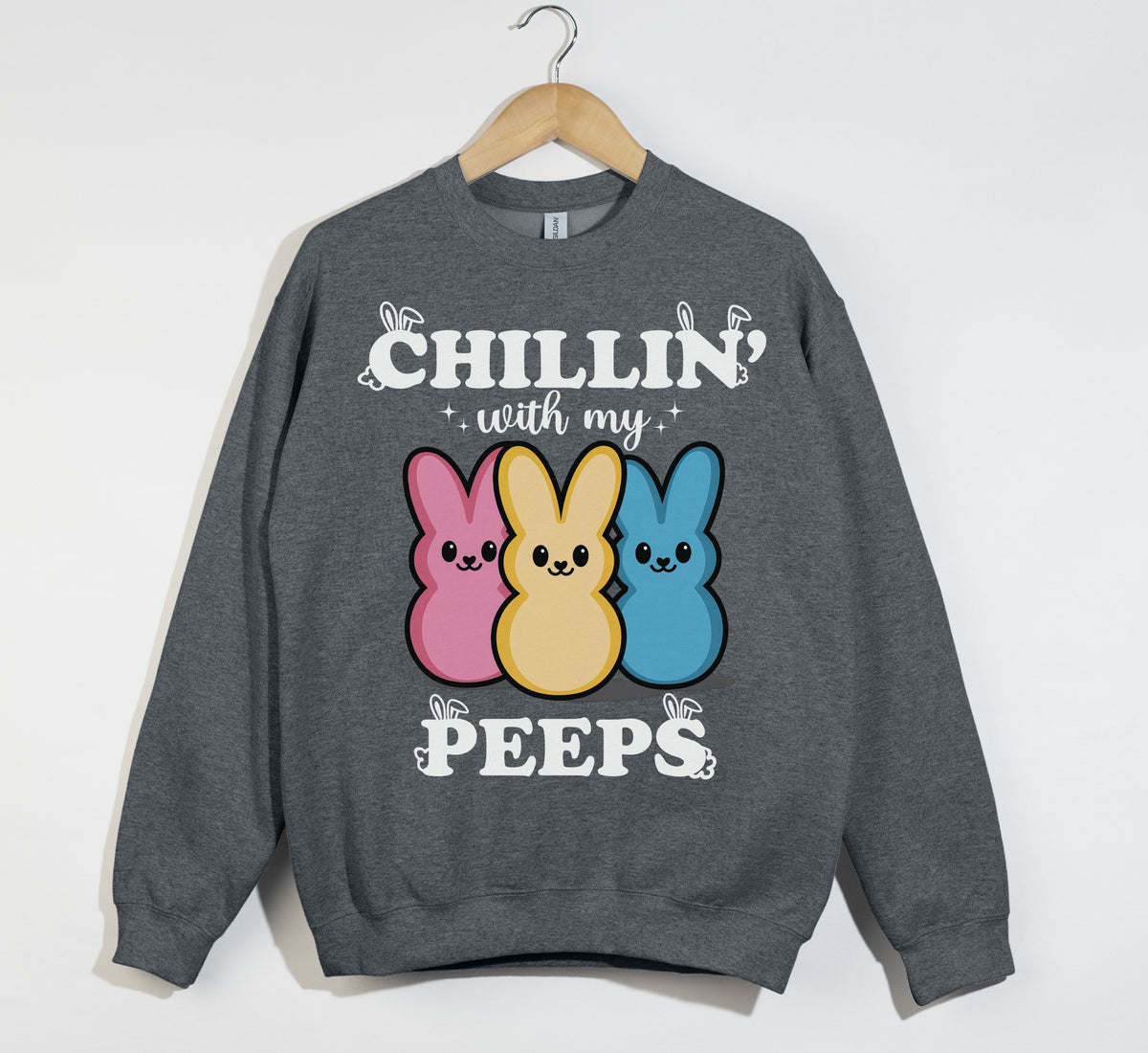 Chillin' With My Peeps - Easter Christian Sweatshirt