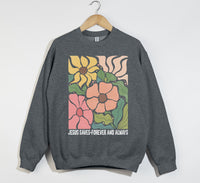 Load image into Gallery viewer, Jesus Saves, Forever And Always - Christian Sweatshirt
