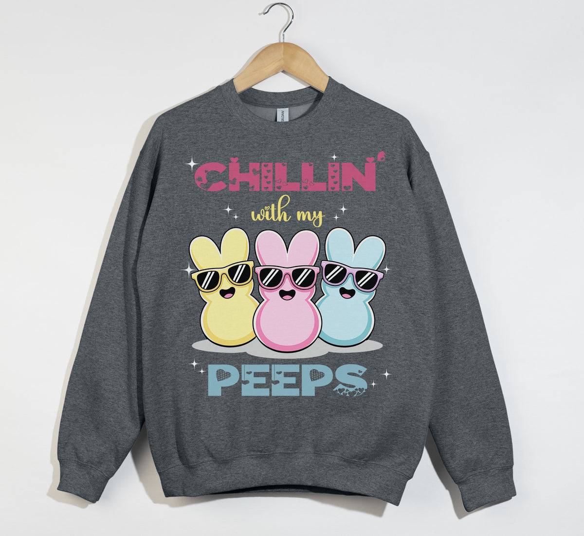 Chillin' With My Peeps - Easter Christian Sweatshirt