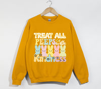 Load image into Gallery viewer, Treat All Peeps With Kindness - Easter Sweatshirt