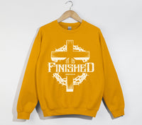 Load image into Gallery viewer, It Is Finished - Christian Sweatshirt

