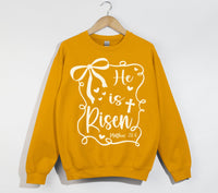 Load image into Gallery viewer, He Is Risen - Christian Sweatshirt
