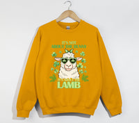 Load image into Gallery viewer, It&#39;s Not About The Bunny, It&#39;s About The Lamb - Christian Sweatshirt

