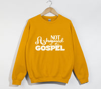 Load image into Gallery viewer, Not Ashamed Of The Gospel - Christian Sweatshirt

