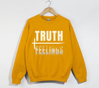 Load image into Gallery viewer, Truth Over Feelings - Christian Sweatshirt
