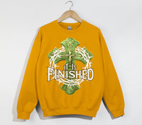 Load image into Gallery viewer, It Is Finished - Christian Sweatshirt
