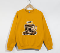 Load image into Gallery viewer, But First, Jesus - Christian Sweatshirt