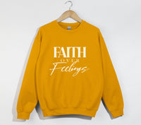 Load image into Gallery viewer, Faith Over Feelings - Christian Sweatshirt
