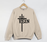 Load image into Gallery viewer, He Is Risen - Christian Sweatshirt
