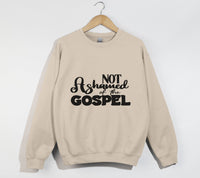 Load image into Gallery viewer, Not Ashamed Of The Gospel - Christian Sweatshirt
