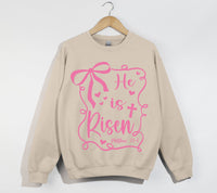 Load image into Gallery viewer, He Is Risen - Christian Sweatshirt
