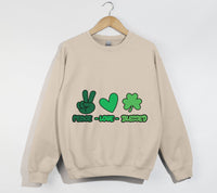 Load image into Gallery viewer, Peace, Love And Blessed - Christian Sweatshirt
