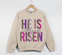Load image into Gallery viewer, He Is Risen - Easter Christian Sweatshirt
