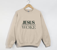 Load image into Gallery viewer, Jesus Woke - Christian Sweatshirt

