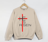 Load image into Gallery viewer, He Is Risen - Christian Sweatshirt
