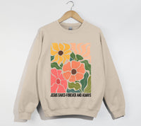 Load image into Gallery viewer, Jesus Saves, Forever And Always - Christian Sweatshirt
