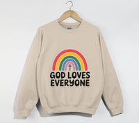 Load image into Gallery viewer, God Loves Everyone - Christian Sweatshirt
