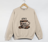 Load image into Gallery viewer, But First, Jesus - Christian Sweatshirt