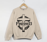 Load image into Gallery viewer, It Is Finished - Christian Sweatshirt
