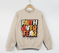 Load image into Gallery viewer, Faith Over Fear -  Christian Sweatshirt
