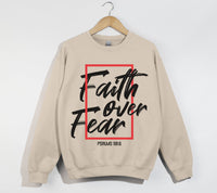 Load image into Gallery viewer, Faith Over Fear -  Christian Sweatshirt
