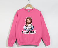 Load image into Gallery viewer, Jesus I Saw That - Funny Christian Sweatshirt
