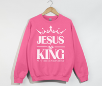 Load image into Gallery viewer, Jesus Is King Not The Government - Christian Sweatshirt
