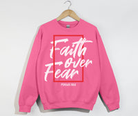 Load image into Gallery viewer, Faith Over Fear -  Christian Sweatshirt
