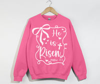 Load image into Gallery viewer, He Is Risen - Christian Sweatshirt
