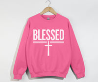 Load image into Gallery viewer, Blessed Print - Sweatshirt
