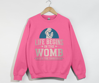 Load image into Gallery viewer, Life Begins In The Womb Not In The Courtroom - Sweatshirt
