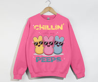 Load image into Gallery viewer, Chillin' With My Peeps - Easter Christian Sweatshirt