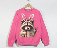 Load image into Gallery viewer, Easter Raccoon Bunny Sweatshirt