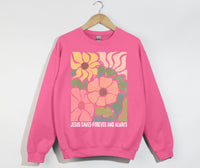 Load image into Gallery viewer, Jesus Saves, Forever And Always - Christian Sweatshirt
