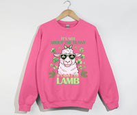 Load image into Gallery viewer, It&#39;s Not About The Bunny, It&#39;s About The Lamb - Christian Sweatshirt
