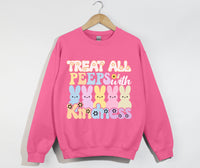 Load image into Gallery viewer, Treat All Peeps With Kindness - Easter Sweatshirt