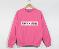 Load image into Gallery viewer, Jesus Woke - Christian Sweatshirt

