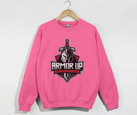 Load image into Gallery viewer, Armor Up, The Battle Is Real - Christian Sweatshirt