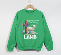 Load image into Gallery viewer, It&#39;s Not About The Bunny, It&#39;s About The Lamb - Christian Sweatshirt

