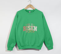 Load image into Gallery viewer, He Is Risen - Easter Christian Sweatshirt

