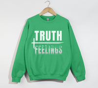 Load image into Gallery viewer, Truth Over Feelings - Christian Sweatshirt
