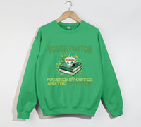 Load image into Gallery viewer, Powered By Coffee And The Holy Spirit - Christian Sweatshirt, Youth Pastor Gift
