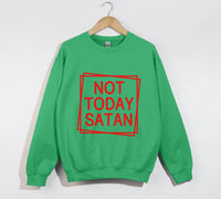 Load image into Gallery viewer, Not Today Satan - Christian Sweatshirt
