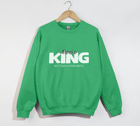Load image into Gallery viewer, Jesus Is King Not The Government - Christian Sweatshirt
