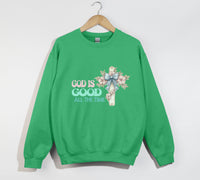 Load image into Gallery viewer, God Is Good All The Time - Christian Sweatshirt
