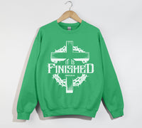 Load image into Gallery viewer, It Is Finished - Christian Sweatshirt
